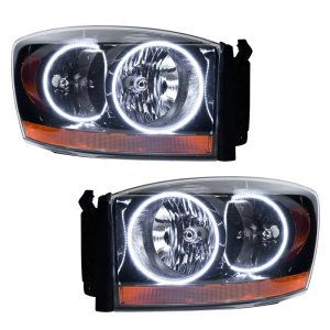 Dodge Ram Headlight Assembly - ORACLE Lighting - SMD - Black - White - 2006